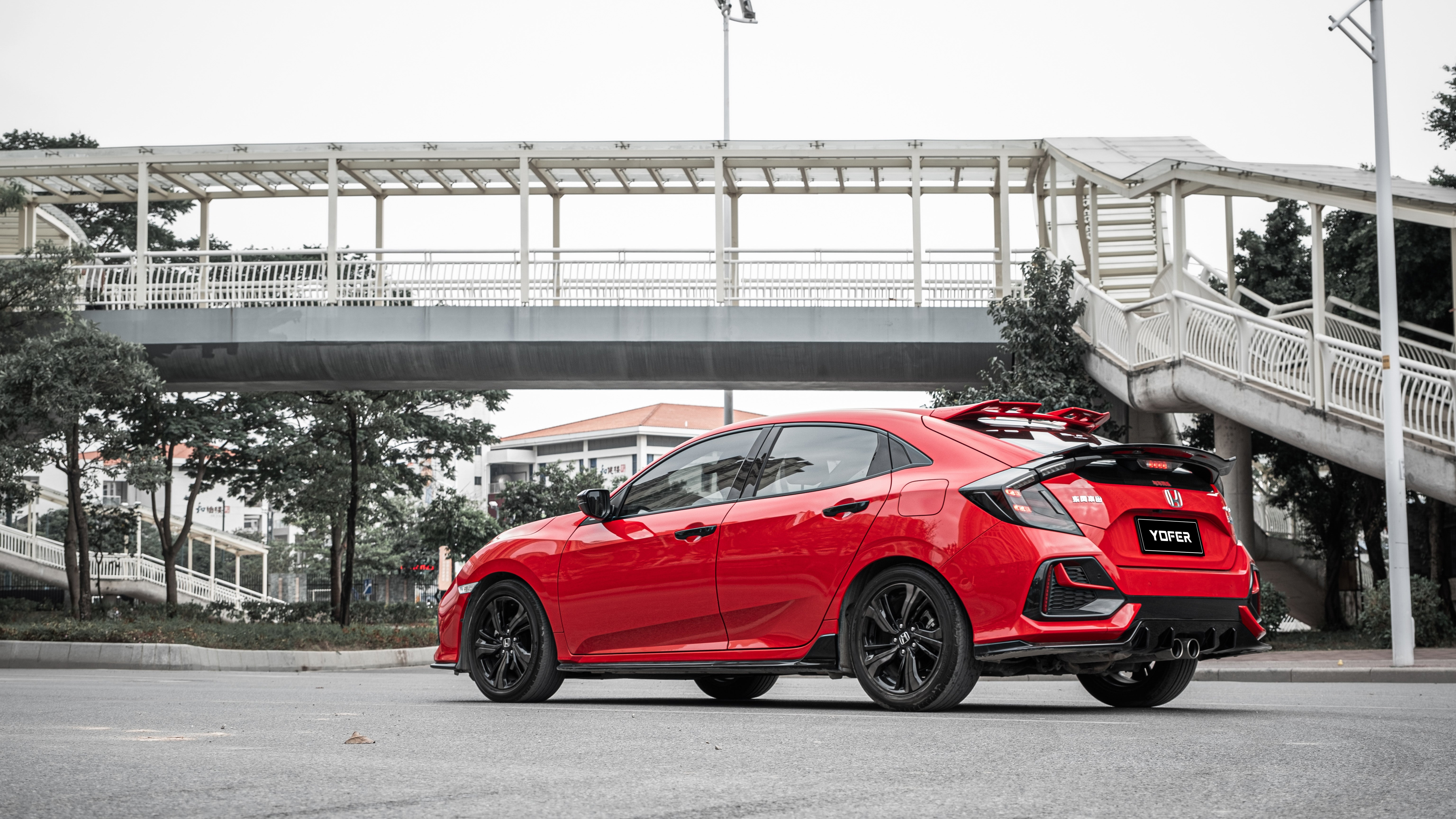 Honda Civic 10th Gen FK7 2017 2018 2019 2020 2021 Hatchback with Aftermarket Parts - Package A ABS from Yofer USA