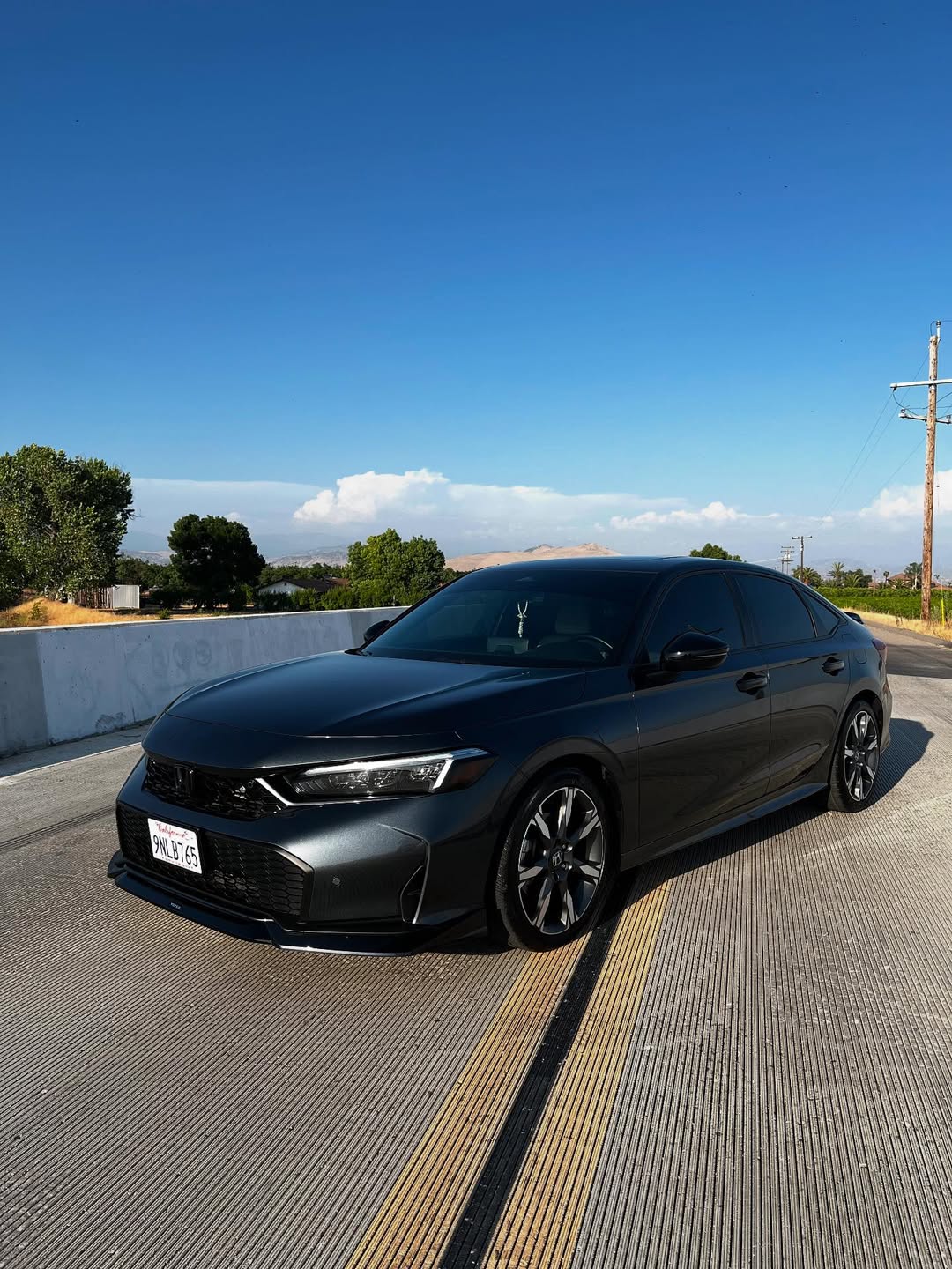Honda Civic 11.5th Gen FE1 FE2 FE4 2025-ON Facelift with Aftermarket Parts - Front Lip PP Polypropylene&nbsp;from Yofer USA