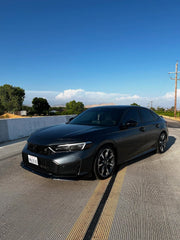 Honda Civic 11.5th Gen FE1 FE2 FE4 2025-ON Facelift with Aftermarket Parts - Front Lip PP Polypropylene&nbsp;from Yofer USA