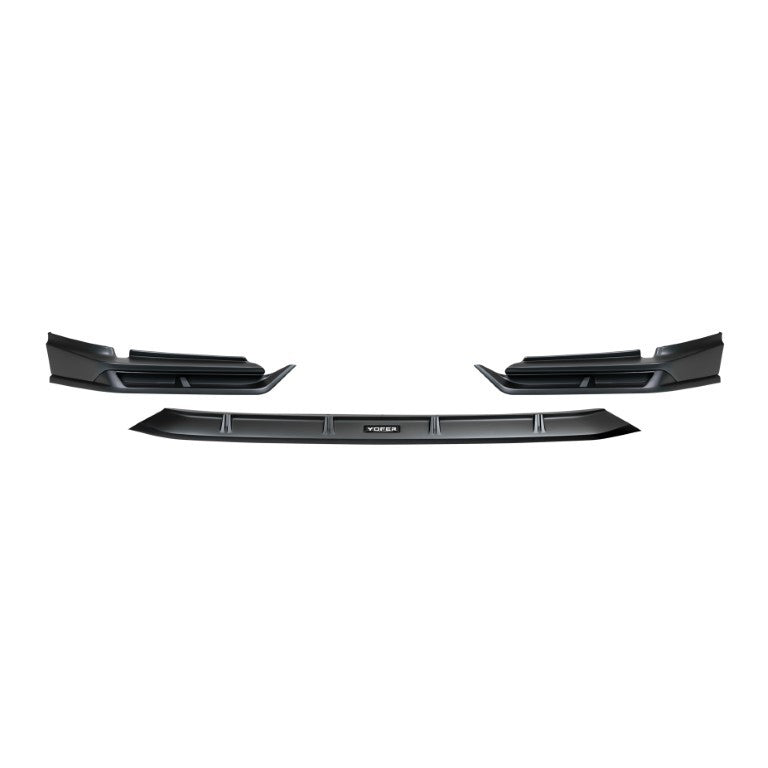 Honda Civic 11.5th Gen FE1 FE2 FE4 2025-ON & Civic 11.5th Gen FL1 FL2 FL4 2025-ON with Aftermarket Parts - V3 Front Lip PP Polypropylene from Yofer USA