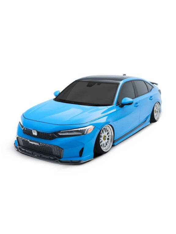 Honda Civic 11.5th Gen FE1 FE2 FE4 2025-ON & Civic 11.5th Gen FL1 FL2 FL4 2025-ON with Aftermarket Parts - V3 Front Lip PP Polypropylene from Yofer USA