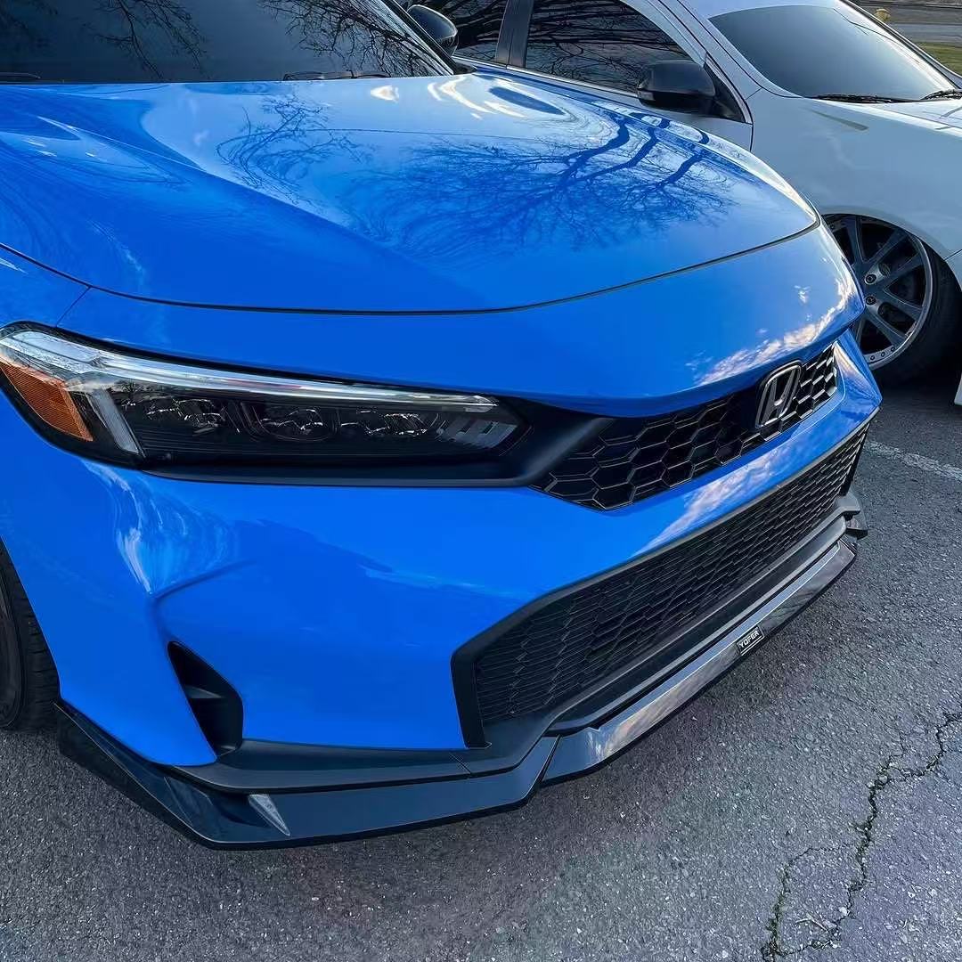 Honda Civic 11.5th Gen FE1 FE2 FE4 2025-ON Facelift with Aftermarket Parts - Front Lip PP from Yofer USA