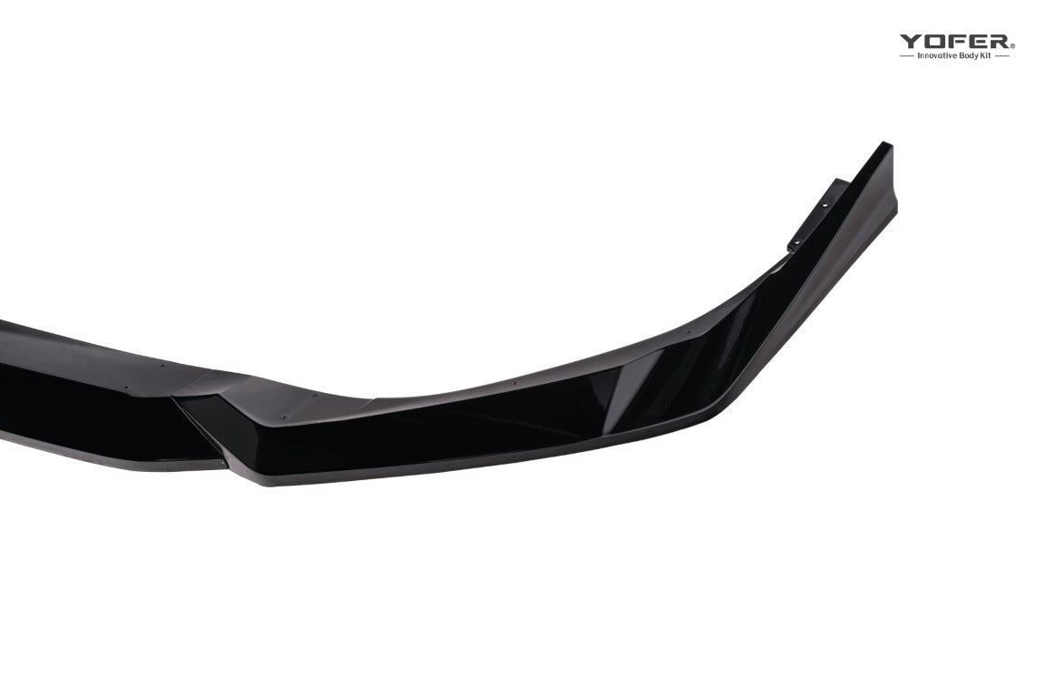 Honda Civic 11th 11.5th Gen FE1 FE2 FE4 2022-ON & Civic 11th 11.5th Gen FL1 FL2 FL4 2022-ON with Aftermarket Parts - V4 Front Lip PP Polypropylene from Yofer USA