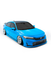 Honda Civic 11th 11.5th Gen FE1 FE2 FE4 2022-ON & Civic 11th 11.5th Gen FL1 FL2 FL4 2022-ON with Aftermarket Parts - V4 Front Lip PP Polypropylene from Yofer USA
