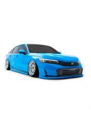 Honda Civic 11th 11.5th Gen FE1 FE2 FE4 2022-ON & Civic 11th 11.5th Gen FL1 FL2 FL4 2022-ON with Aftermarket Parts - V4 Front Lip PP Polypropylene from Yofer USA