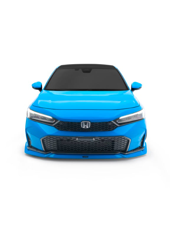 Honda Civic 11th 11.5th Gen FE1 FE2 FE4 2022-ON & Civic 11th 11.5th Gen FL1 FL2 FL4 2022-ON with Aftermarket Parts - V4 Front Lip PP Polypropylene from Yofer USA