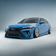 Honda Civic 11th 11.5th Gen FE1 FE2 FE4 2022-ON & Civic 11th 11.5th Gen FL1 FL2 FL4 2022-ON with Aftermarket Parts - V1 Front Bumper PP Polypropylene from Yofer USA