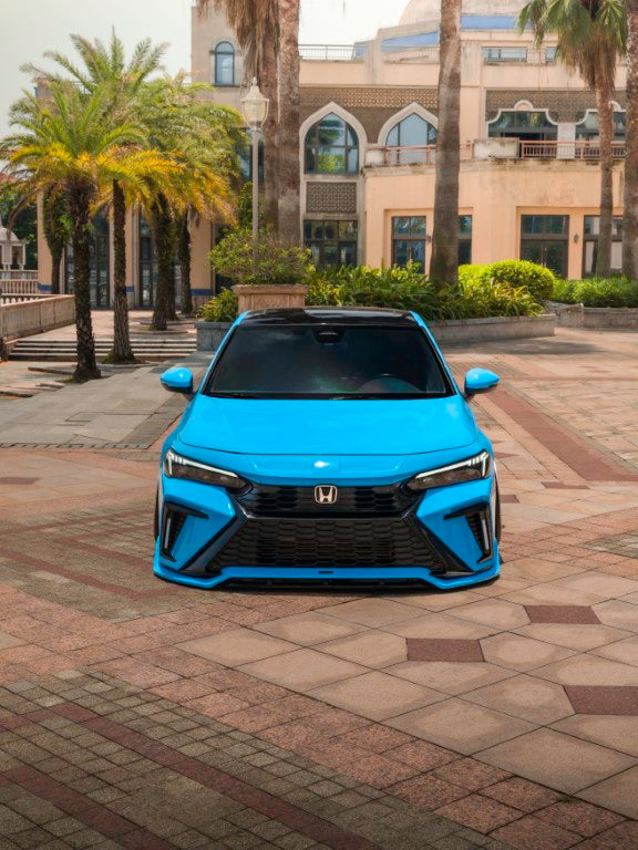 Honda Civic 11th 11.5th Gen FE1 FE2 FE4 2022-ON & Civic 11th 11.5th Gen FL1 FL2 FL4 2022-ON with Aftermarket Parts - V1 Front Bumper PP Polypropylene from Yofer USA