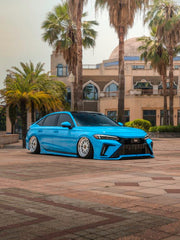 Honda Civic 11th 11.5th Gen FE1 FE2 FE4 2022-ON & Civic 11th 11.5th Gen FL1 FL2 FL4 2022-ON with Aftermarket Parts - V1 Front Bumper PP Polypropylene from Yofer USA