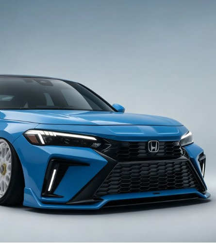 Honda Civic 11th 11.5th Gen FE1 FE2 FE4 2022-ON & Civic 11th 11.5th Gen FL1 FL2 FL4 2022-ON with Aftermarket Parts - V1 Front Bumper PP Polypropylene from Yofer USA