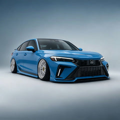 Honda Civic 11th 11.5th Gen FE1 FE2 FE4 2022-ON & Civic 11th 11.5th Gen FL1 FL2 FL4 2022-ON with Aftermarket Parts - V1 Front Bumper PP Polypropylene from Yofer USA