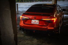 Honda Civic 11th Gen FE1 FE2 FE4 2022-ON with Aftermarket Parts - Rear Diffuser & Canards PP from Yofer USA