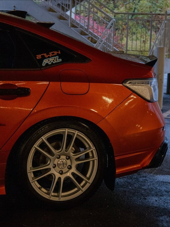 Honda Civic 11th Gen FE1 FE2 FE4 2022-ON with Aftermarket Parts - Rear Diffuser & Canards PP from Yofer USA