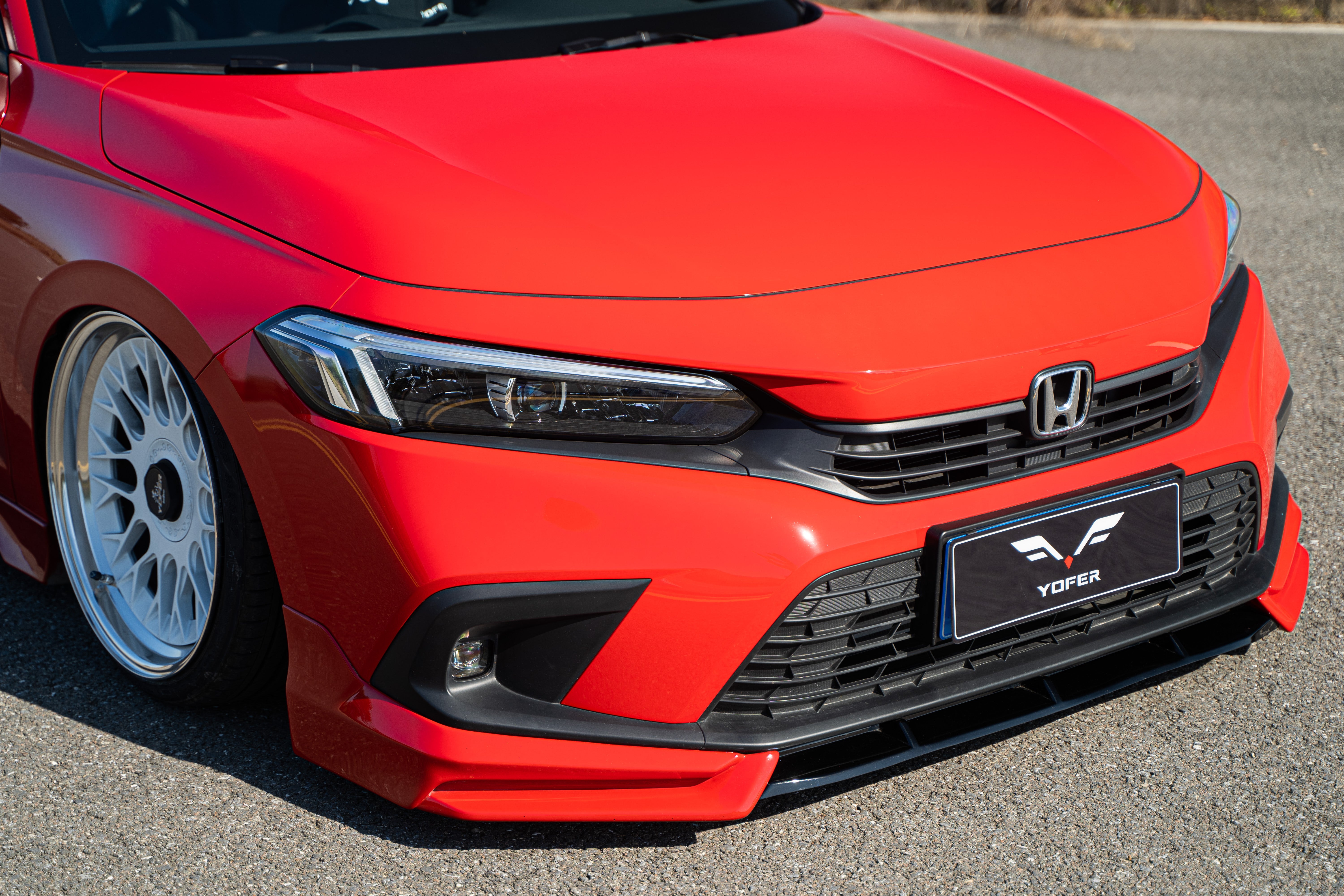 Honda Civic 11th Gen FE1 FE2 FE4 2022-ON Sedan with Aftermarket Parts - Package A PP Polypropylene & ABS from Yofer USA