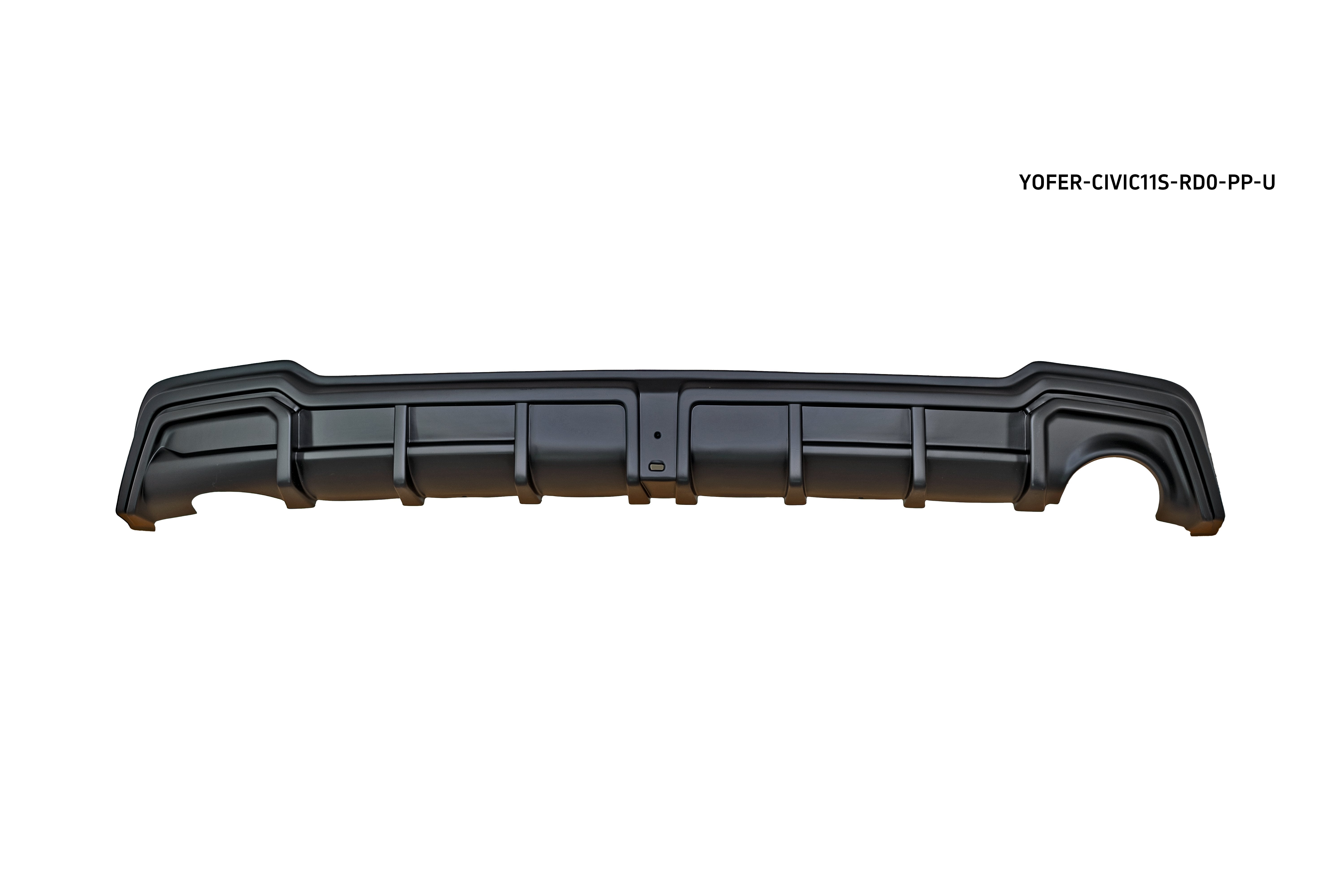Honda Civic 11th Gen FE1 FE2 FE4 2022-ON with Aftermarket Parts - Rear Diffuser & Canards PP from Yofer USA