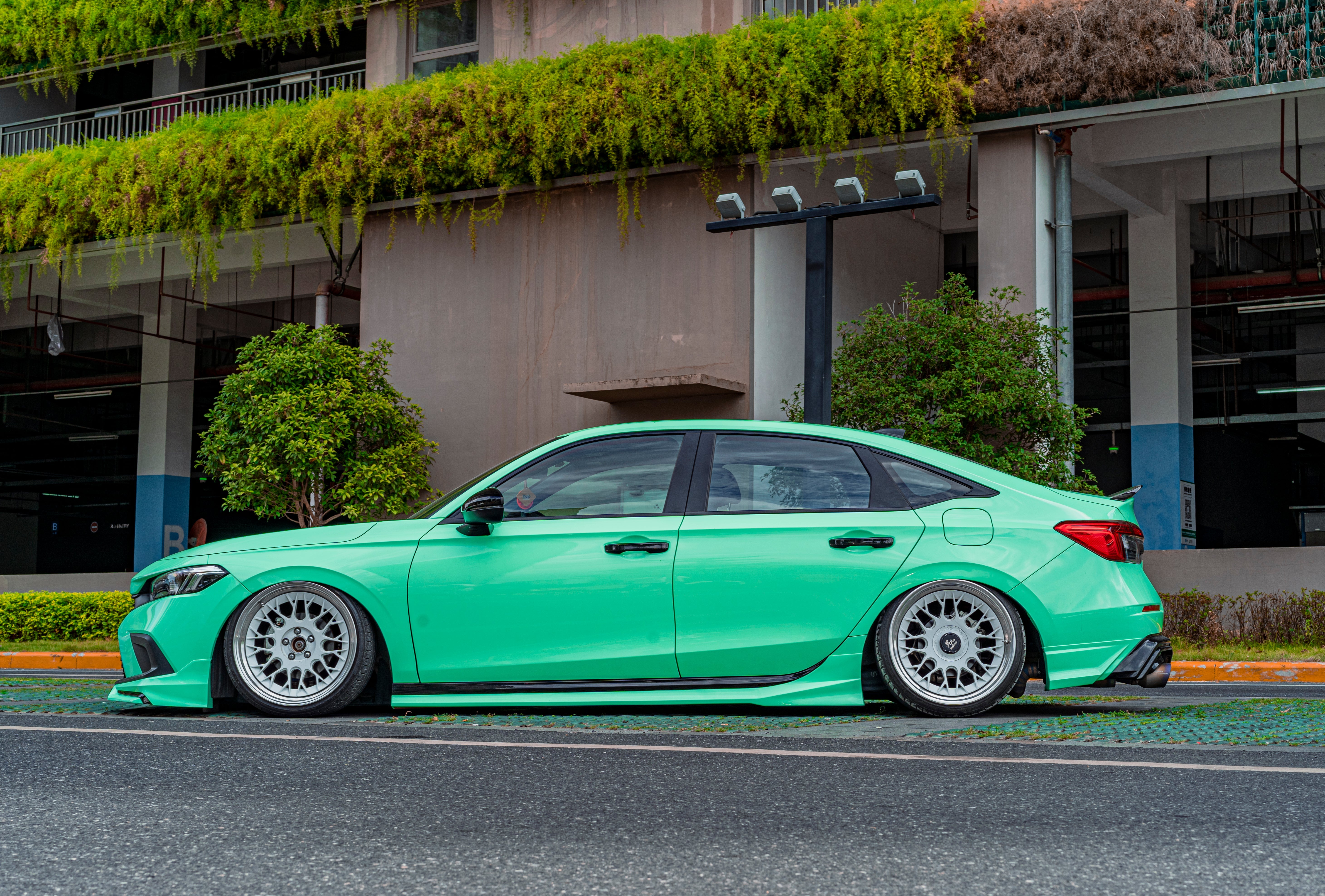Honda Civic 11th Gen FE1 FE2 FE4 2022-ON Sedan with Aftermarket Parts - Package A PP Polypropylene & ABS from Yofer USA