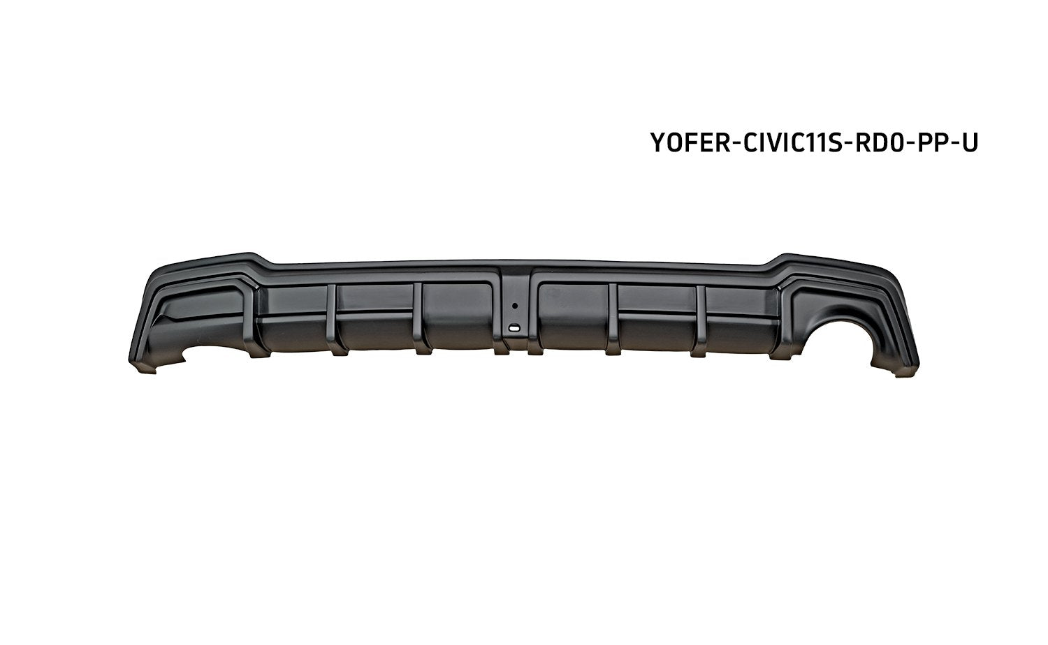 Honda Civic 11th Gen FE1 FE2 FE4 2022-ON with Aftermarket Parts - Rear Diffuser & Canards PP from Yofer USA