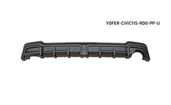 Honda Civic 11th Gen FE1 FE2 FE4 2022-ON with Aftermarket Parts - Rear Diffuser & Canards PP from Yofer USA