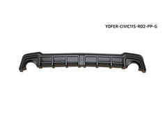 Honda Civic 11th Gen FE1 FE2 FE4 2022-ON with Aftermarket Parts - Rear Diffuser & Canards PP from Yofer USA