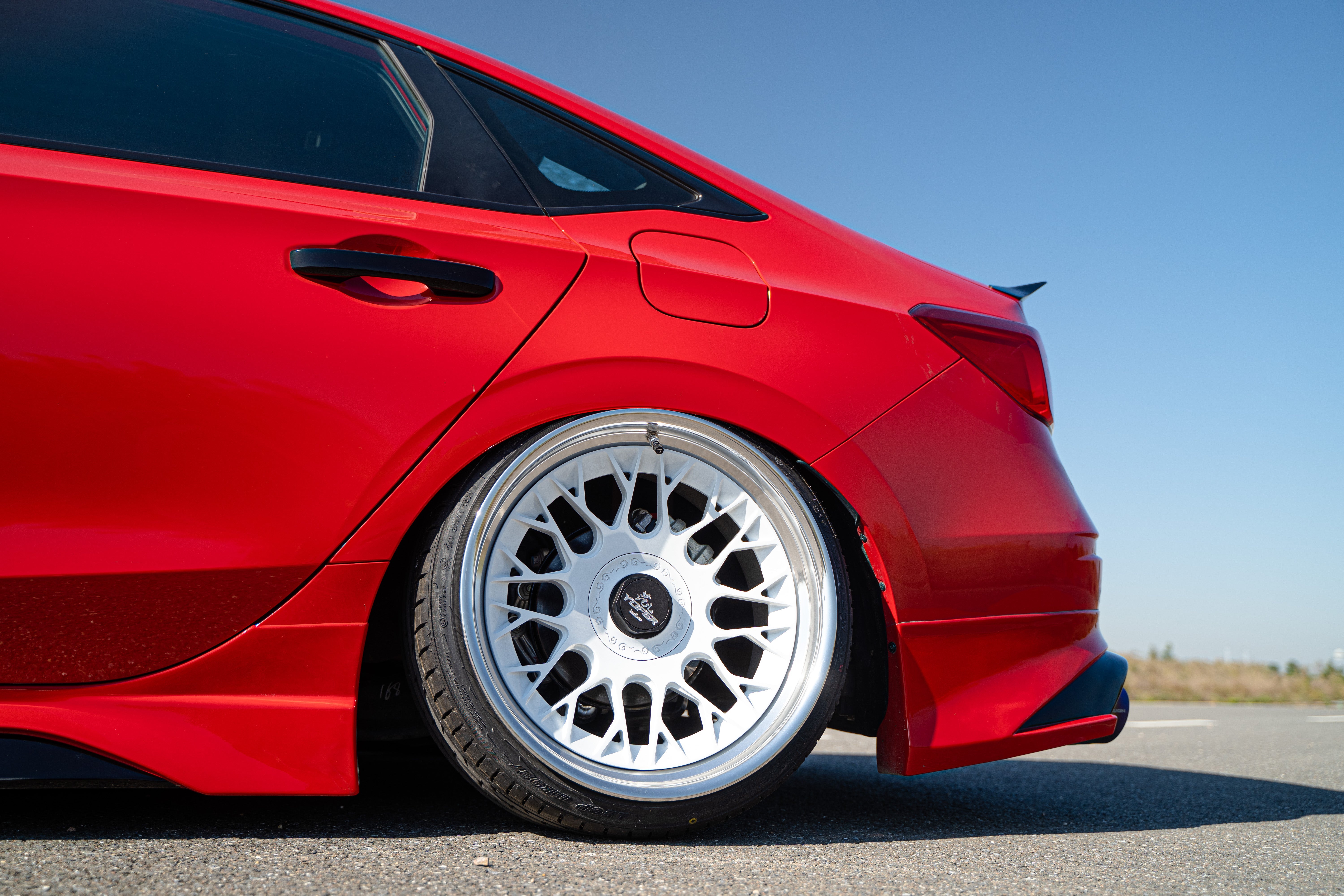 Honda Civic 11th Gen FE1 FE2 FE4 2022-ON Sedan with Aftermarket Parts - Package A PP Polypropylene & ABS from Yofer USA