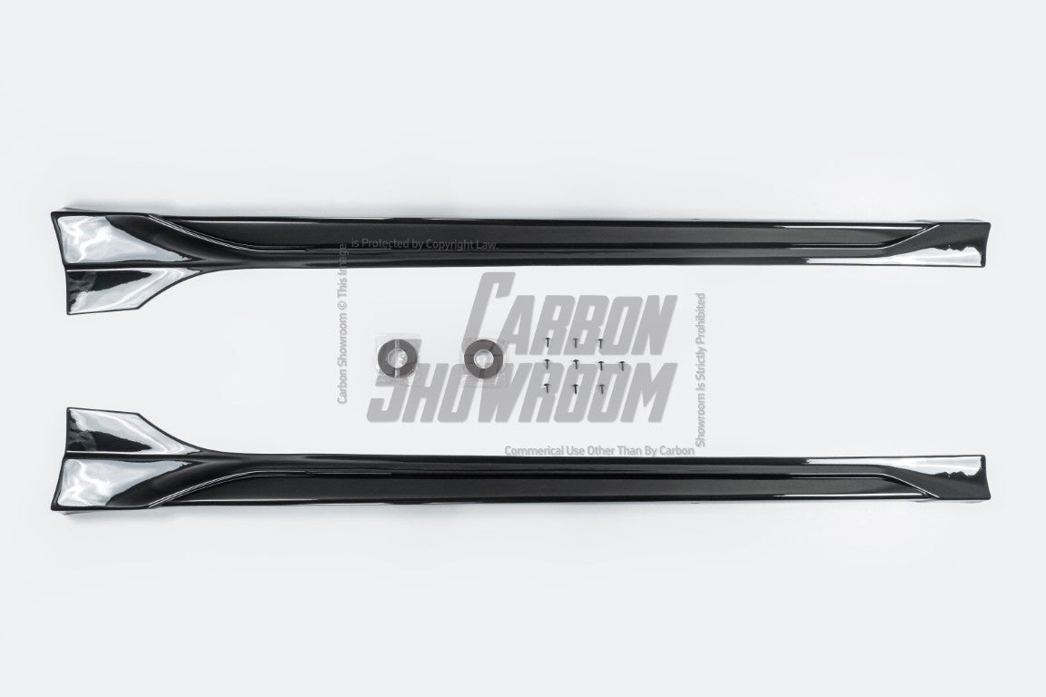 Honda Civic 11th Gen FE1 FE2 FE4 2022 2023 2024 & Civic 11th Gen FL1 FL2 FL4 2022 2023 2024 with Aftermarket Parts - V2 Style Side Skirts PP from Yofer USA
