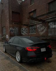 Honda Civic 11th Gen FE1 FE2 FE4 2022 2023 2024 with Aftermarket Parts - Rear Diffuser & Canards PP from Yofer USA