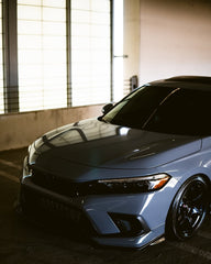 Honda Civic 11th Gen FE1 FE2 FE4 2022-ON & Civic 11th Gen FL1 FL2 FL4 2022-ON with Aftermarket Parts - V2 Style Front Lip Spliter PP from Yofer USA