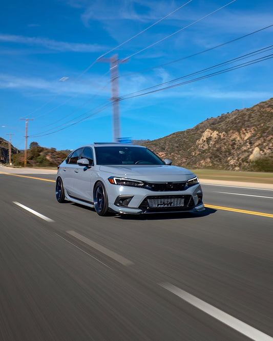 Honda Civic 11th Gen FE1 FE2 FE4 2022-ON & Civic 11th Gen FL1 FL2 FL4 2022-ON with Aftermarket Parts - Side Skirts PP from Yofer USA