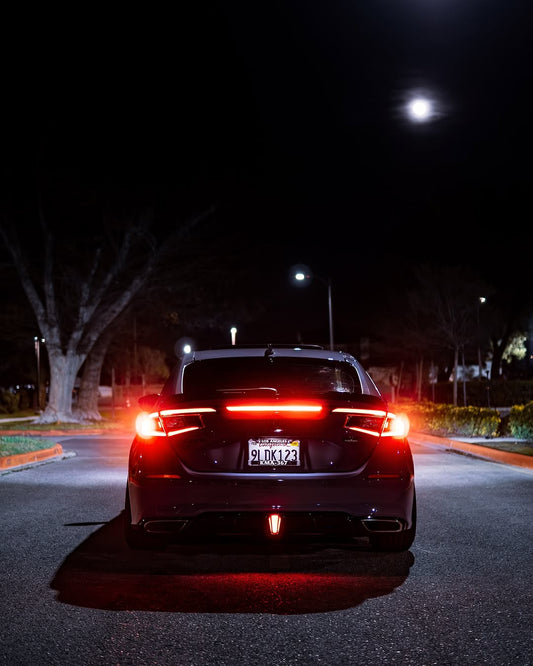 Honda Civic 11th Gen FL1 FL2 FL4 2022-ON with Aftermarket Parts - Rear Diffuser PP from Yofer USA