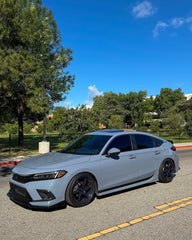 Honda Civic 11th Gen FE1 FE2 FE4 2022-ON & Civic 11th Gen FL1 FL2 FL4 2022-ON with Aftermarket Parts - V2 Style Front Lip Spliter PP from Yofer USA