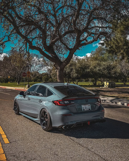 Honda Civic 11th Gen FL1 FL2 FL4 2022-ON with Aftermarket Parts - Rear Diffuser PP from Yofer USA