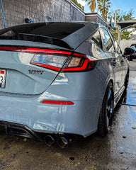 Honda Civic 11th Gen FL1 FL2 FL4 2022-ON with Aftermarket Parts - Rear Diffuser PP from Yofer USA