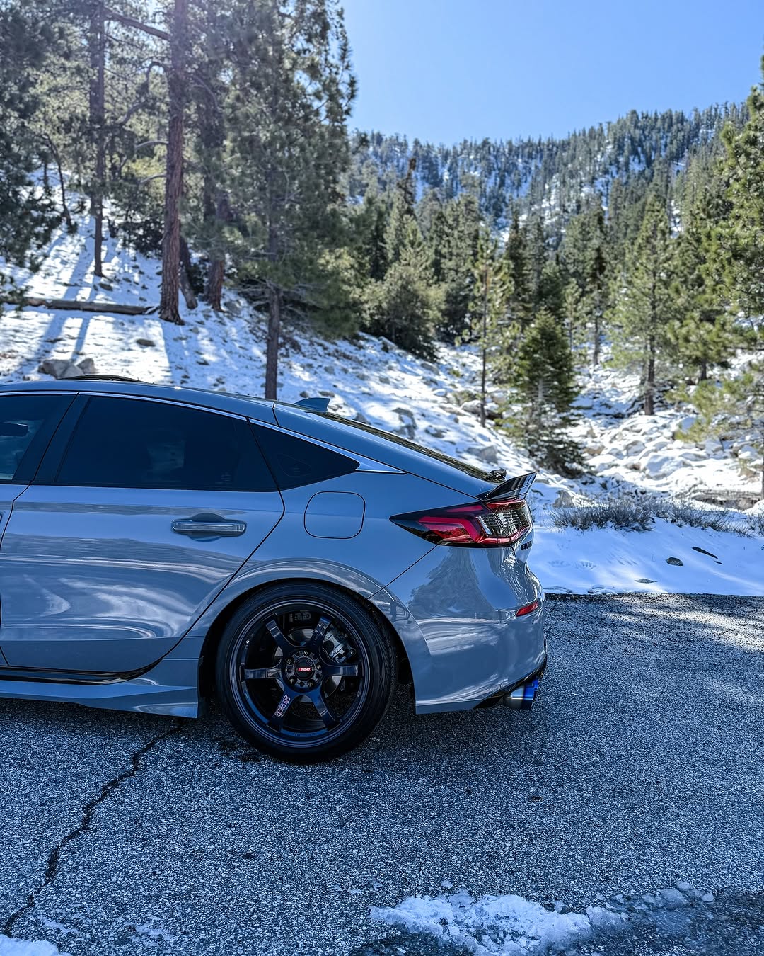 Honda Civic 11th Gen FL1 FL2 FL4 2022-ON with Aftermarket Parts - Rear Diffuser PP from Yofer USA