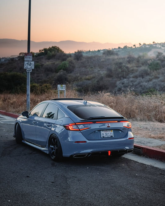 Honda Civic 11th Gen FL1 FL2 FL4 2022-ON with Aftermarket Parts - Rear Diffuser PP from Yofer USA