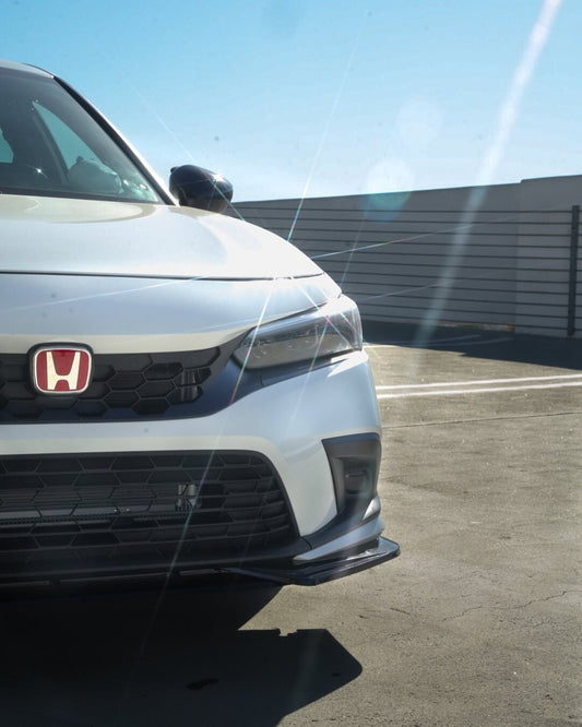 Honda Civic 11th Gen FE1 FE2 FE4 2022 2023 2024 & Civic 11th Gen FL1 FL2 FL4 2022 2023 2024 with Aftermarket Parts - V1 Front Lip Splitter PP from Yofer USA