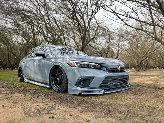 Honda Civic 11th Gen FE1 FE2 FE4 2022-ON & Civic 11th Gen FL1 FL2 FL4 2022-ON with Aftermarket Parts - Side Skirts PP from Yofer USA