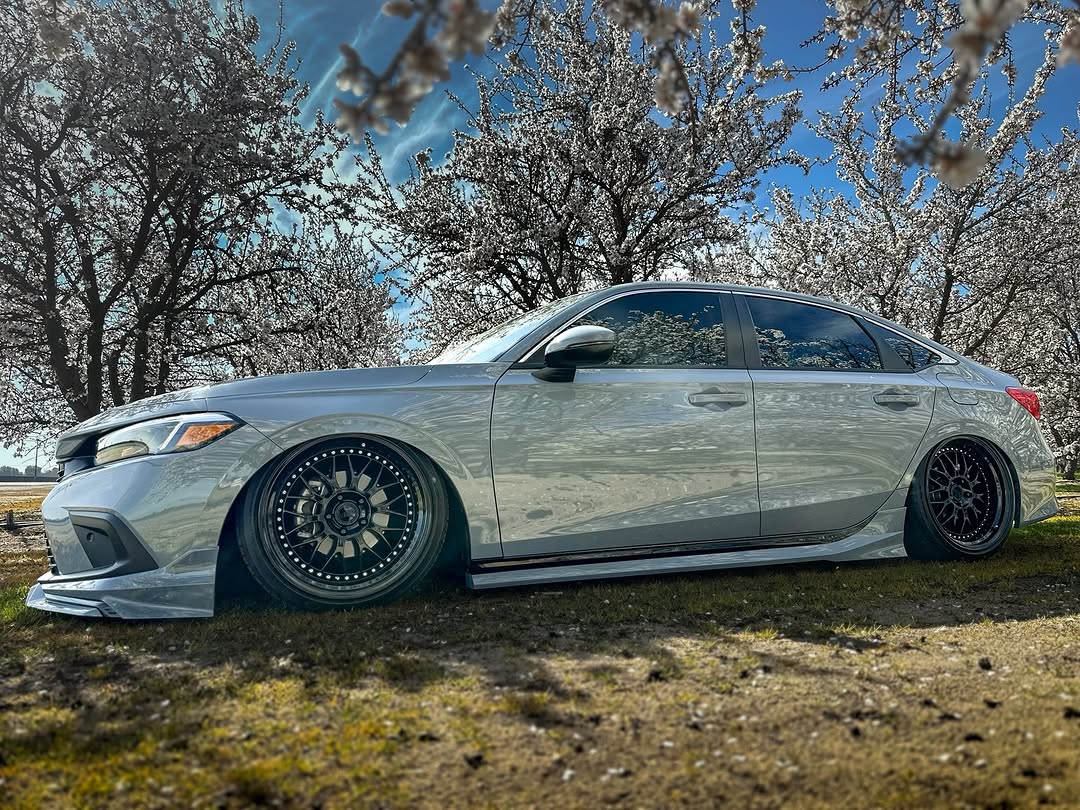 Honda Civic 11th Gen FE1 FE2 FE4 2022-ON & Civic 11th Gen FL1 FL2 FL4 2022-ON with Aftermarket Parts - Side Skirts PP from Yofer USA