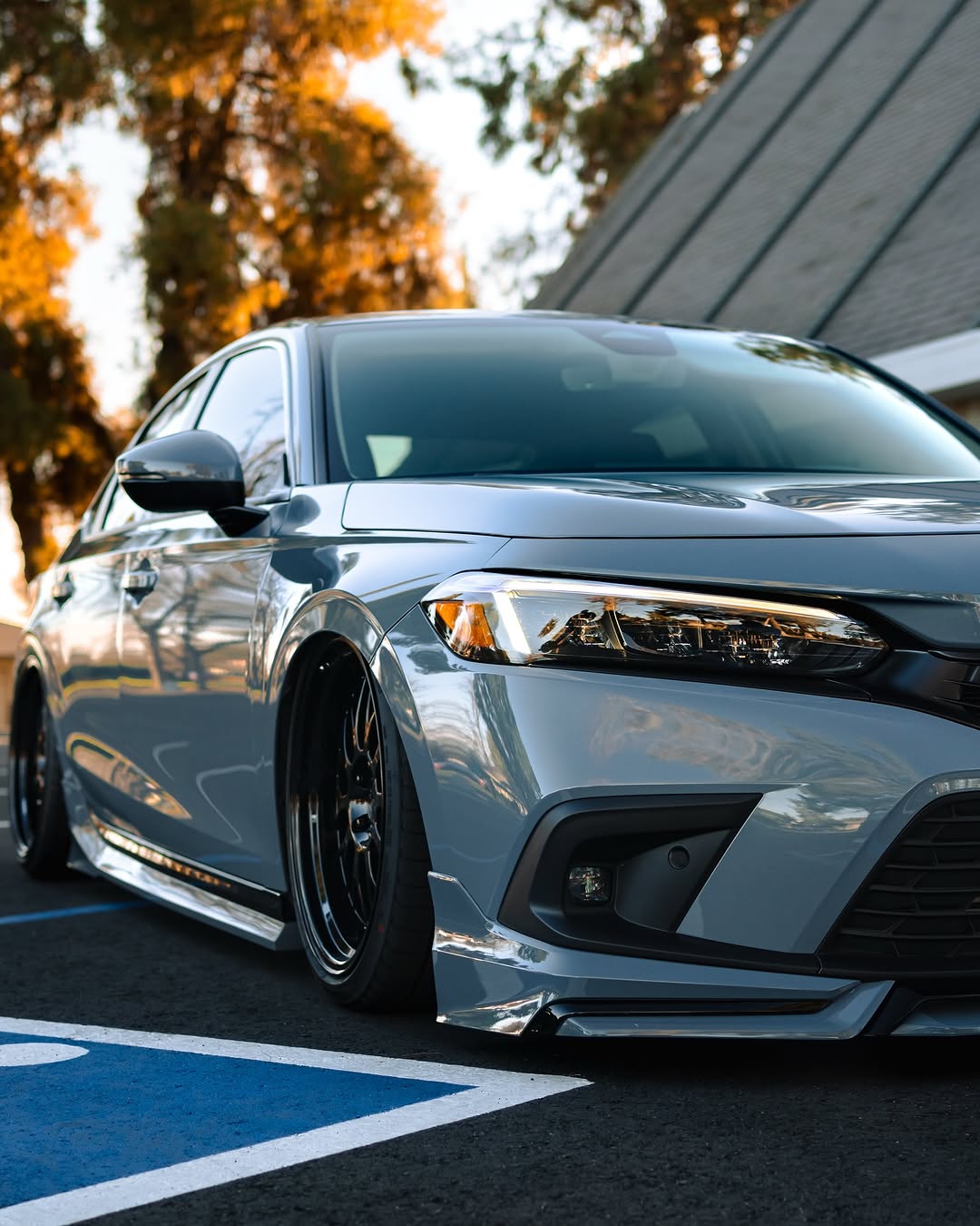 Honda Civic 11th Gen FE1 FE2 FE4 2022-ON & Civic 11th Gen FL1 FL2 FL4 2022-ON with Aftermarket Parts - Side Skirts PP from Yofer USA