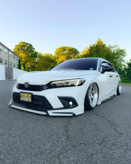 Honda Civic 11th Gen FE1 FE2 FE4 2022-ON & Civic 11th Gen FL1 FL2 FL4 2022-ON with Aftermarket Parts - V1 Style Front Lip Spliter PP from Yofer USA