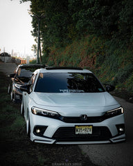 Honda Civic 11th Gen FE1 FE2 FE4 2022-ON & Civic 11th Gen FL1 FL2 FL4 2022-ON with Aftermarket Parts - V1 Style Front Lip Spliter PP from Yofer USA