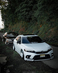 Honda Civic 11th Gen FE1 FE2 FE4 2022-ON & Civic 11th Gen FL1 FL2 FL4 2022-ON with Aftermarket Parts - V1 Style Front Lip Spliter PP from Yofer USA