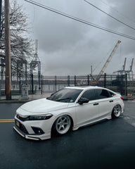 Honda Civic 11th Gen FE1 FE2 FE4 2022-ON & Civic 11th Gen FL1 FL2 FL4 2022-ON with Aftermarket Parts - V1 Style Front Lip Spliter PP from Yofer USA