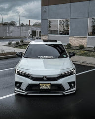Honda Civic 11th Gen FE1 FE2 FE4 2022-ON & Civic 11th Gen FL1 FL2 FL4 2022-ON with Aftermarket Parts - V1 Style Front Lip Spliter PP from Yofer USA