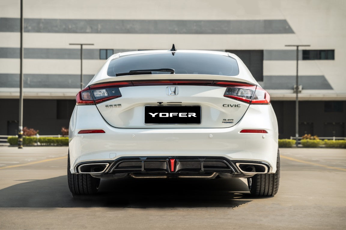 Honda Civic 11th Gen FL1 FL2 FL4 2022-ON Hatchback with Aftermarket Parts - Package A PP Polypropylene from Yofer USA