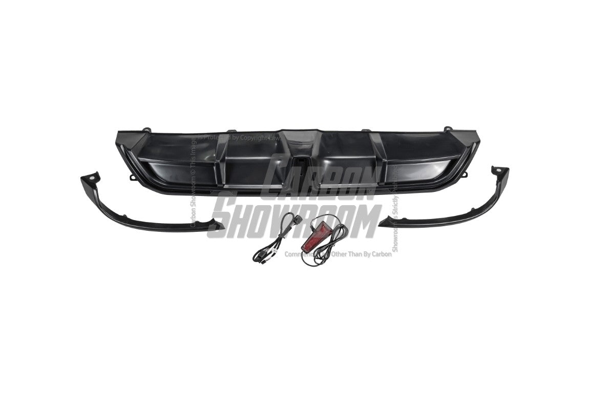 Honda Civic 11th Gen FL1 FL2 FL4 2022-ON with Aftermarket Parts - Rear Diffuser PP from Yofer USA