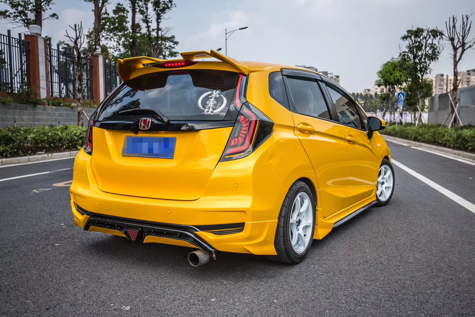 Honda Fit 3rd Gen GK3 GK4 GK5 GK6 GK7 GH7 GP5 GP6 Facelift 2018 2019 2020 with Aftermarket Parts - Full Body Kit PP Polypropylene & ABS from Yofer USA