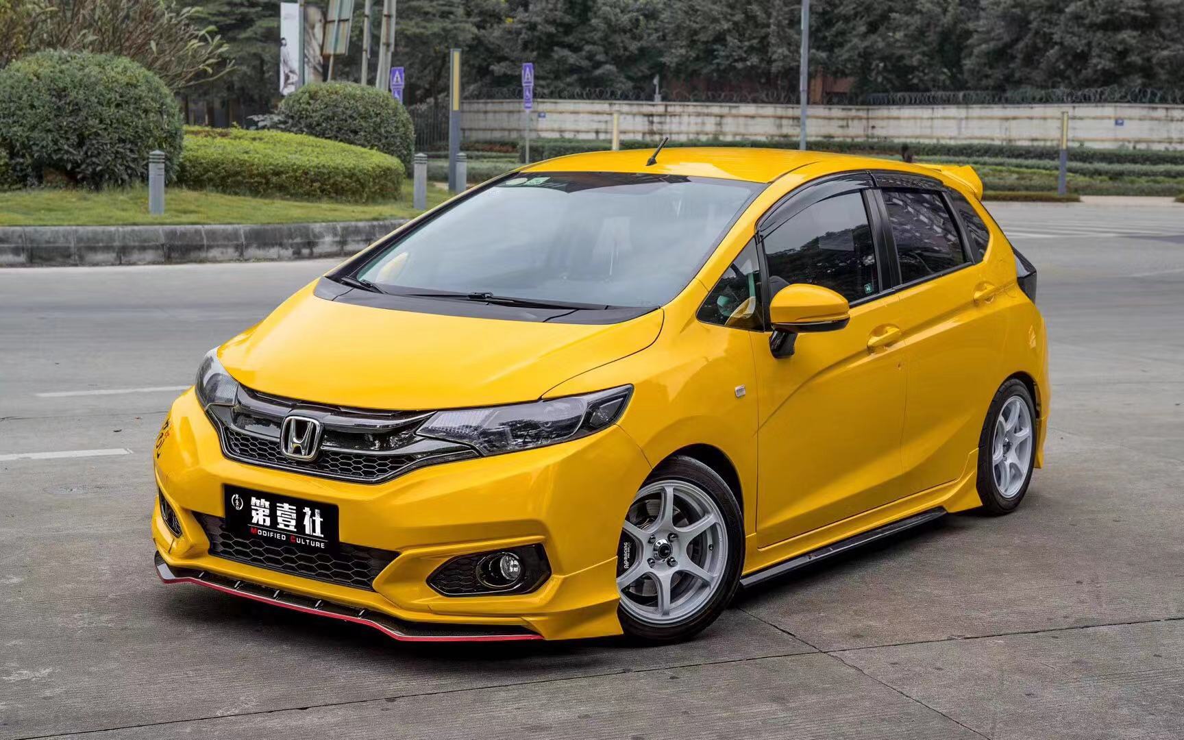 Honda Fit 3rd Gen GK3 GK4 GK5 GK6 GK7 GH7 GP5 GP6 Facelift 2018 2019 2020 with Aftermarket Parts - Full Body Kit PP Polypropylene & ABS from Yofer USA