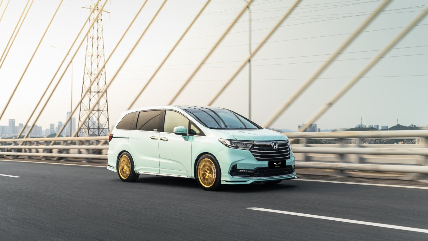Honda Odyssey JDM version 2021 2022 2023 2024 with Aftermarket Parts - Package A PP Polypropylene from Yofer USA