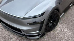 Tesla Model Y Juniper 2026-ON with Aftermarket Parts - Loong Flames Pro Front Lip PP Polypropylene from Yofer USA