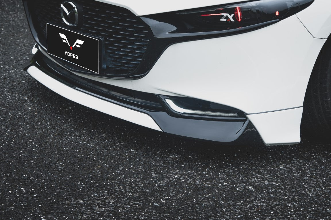 Mazda3 4th Gen BP 2019-ON with Aftermarket Parts - Full Body Kit PP Polypropylene & ABS from Yofer USA